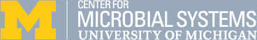 Center for Microbial Systems - University of Michigan logo